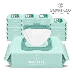 스마트에코 모데라토 80매 20팩 캡형 아기물티슈