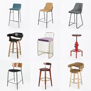 체어센스 아일랜드 식탁의자 홈바 바텐 카페 높은 철제 레자 원목 바의자