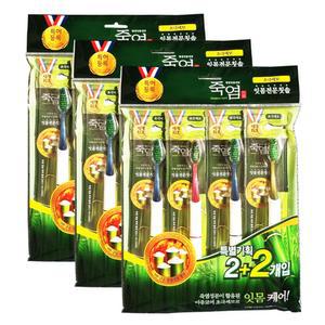 엘지 죽염 칫솔 잇몸 전문 초극세모 4입 x 3개