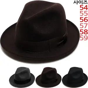 CAP190935-고급형 짧은챙 중절모 페도라 남자 여자 신사 모자
