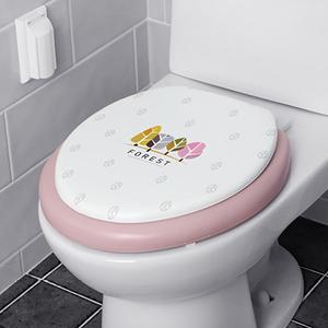 [니드코]포레스트 소프트 변기커버 O형 중형 쿠션변기시트