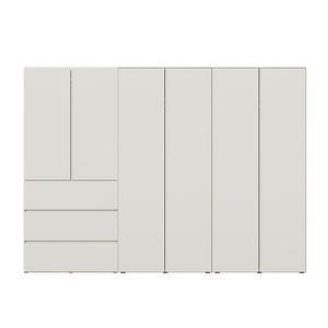 한샘 바이엘 소프트 옷장세트 크림화이트 300cm(높이216cm) 데일리서랍형