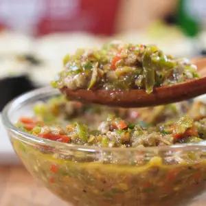 한돈을 넣어 맛있게 매운 땡초장 120g 청양고추다대기 고추다짐