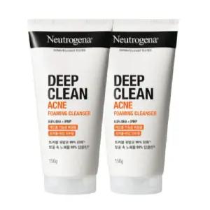 뉴트로지나 약산성 아크네 포밍 클렌저150gX2개