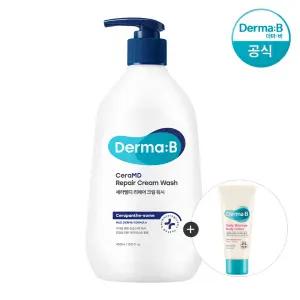 [공식] 더마비 세라엠디 리페어 크림 워시 400ml +튜브견본(랜덤)