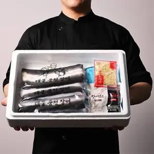 블랙라벨 고창 풍천장어 선물세트 2호 (장어1kg) 고급부직포+장어 손질 후 550