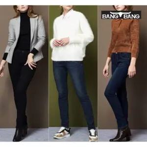 [뱅뱅][뱅뱅] 여성 클래식 본딩 스판데님 3종택1