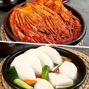 [지투지샵] 국내산 현진포기김치 10kg+동치미 2kg