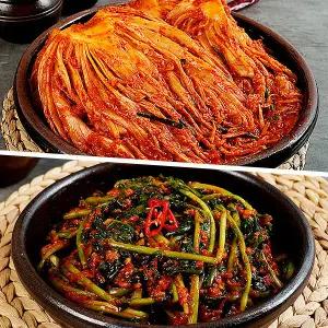 [지투지샵] 국내산 현진포기김치 10kg+열무김치 2kg