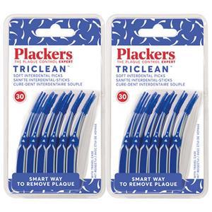 플랙커스 트라이클린 치간칫솔, 30개입, 2개