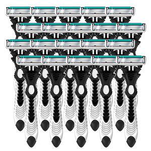 도루코 최고급 페이스6 6중날 휴대용 면도기 SX A100-1P 20개 일회용면도기