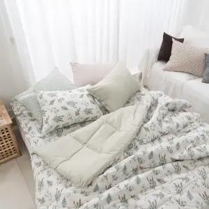 [르헤브] 플로럴 소프트 마이크로 차렵이불 패드세트 Q 퀸
