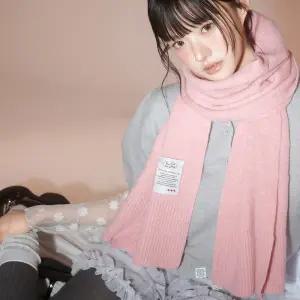 [롯데백화점]리끌로우 울터치 니트 머플러 핑크