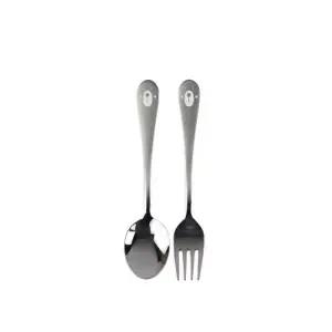 [텐바이텐]국내산 자기주도 스푼포크 스텐 이유식 유아용 곰돌이 수저세트 5p