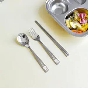 [텐바이텐]유아 어린이 미피 수저 세트 어린이집 유치원 업소용 스푼포크