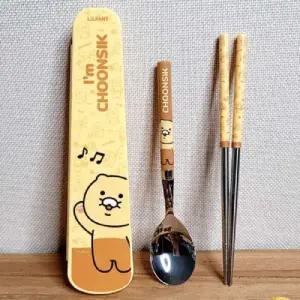 [텐바이텐]춘식이 가벼운 공간 효율 진공 수저 슬림 케이스 세트