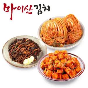 [한국농협김치] 마이산김치 3종8호 포기김치3kg/고들빼기1kg/깍두기1kg