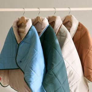 [보웰]먼지없는 패딩담요 콤비 극세사 무릎담요 캠핑담요