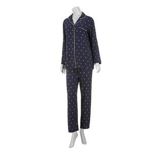 갤러리아 [barbara]레이온 도트나염 여성파자마 AWP5011 NAVY