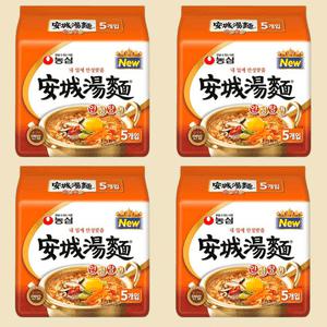 농심 안성탕면 125g 20봉 30봉 40봉 쫄깃한 면발 한박스
