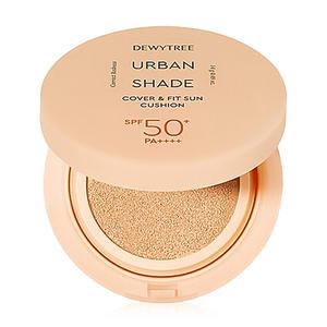 듀이트리 커버앤핏 선쿠션 팩트 14g 1개 썬쿠션 선크림 톤업 자외선차단제 파데프리 무기자차
