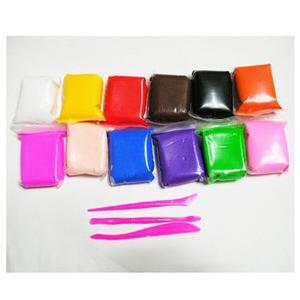 말랑클레이12색세트 미니도구3개포함 미니 컬러 점토 도구/칼라클레이12색세트