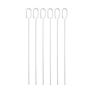 GRILLTIDER 그릴티데르 꼬치 30cm 6개입/스텐/캠핑꼬치/꽂이/바베큐파티/주방용