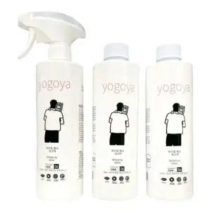 (공식총판) 요고야 아쿠아 다목적 클리너 주방가스렌지 후드청소 기름때제거 본품1(스프레이)+리필2개 1500ml