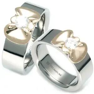 T-976 DIA CO 다이아몬드 티타늄 커플링 반지 이니셜무료 무료배송 맞춤제작 평생AS