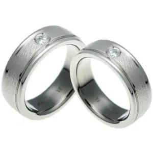 T-043D1 DIA CO 다이아몬드 티타늄 커플링 반지 이니셜무료 무료배송 맞춤제작 평생AS