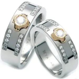 TW-633 CO 14K 골드 티타늄 커플링 반지 이니셜무료 무료배송 맞춤제작 평생AS