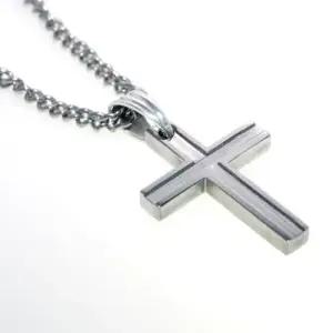 TSP-011 티타늄 십자가 펜던트 목걸이 무료배송 평생AS