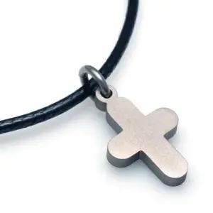 TP-034 티타늄 십자가 펜던트 목걸이 무료배송 평생AS