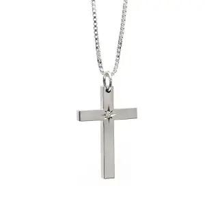 TSP-010 티타늄 십자가 펜던트 목걸이 무료배송 평생AS