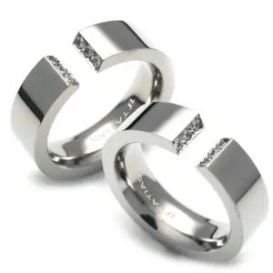 T-338 CO 티타늄 커플링 반지 이니셜무료 무료배송 맞춤제작 평생AS