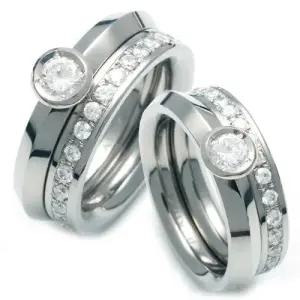 TW-971 CO 14K 골드 티타늄 커플링 반지 이니셜무료 무료배송 맞춤제작 평생AS