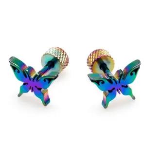 TEP-952 티타늄 나비 피어싱 귀걸이 무료배송 평생AS