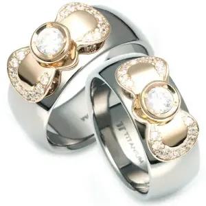 T-919 CO 14K 골드 티타늄 커플링 반지 이니셜무료 무료배송 맞춤제작 평생AS