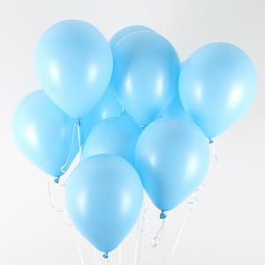 라운드풍선5인치직경13cm 하늘색100개