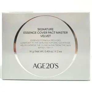 에이지투웨니스 시그니처 에센스 커버 팩트 벨벳 본품+리필