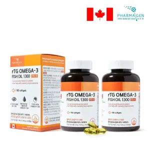 파마젠 알티지 오메가3 1300mg 180정2개 12개월분 EPA+DHA 1200mg/혈행개선/기억력개선/임산부,입시생 영양,저온초임계추출