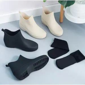 [오노마] ONM 여성 레인부츠 주방 식당 반장화 발목 장화 패션 슈즈 (S10525859)