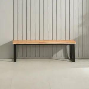 우아미가구 델라 참죽 원목 벤치의자 1200 (착불)