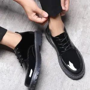 [셀러허브][라일리] Rly 남성 에나멜 블랙 정장화 패션구두 캐주얼 로퍼 유광 (S14057435)