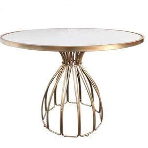 6인용라운드식탁 대리석 원형 높이75cm 대형 테이블 고급 카페 북유럽