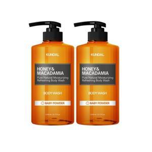 [쿤달] 쿤달 퓨어 바디워시 베이비파우더향 1058ml 2개