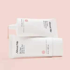 어바웃미 안심비건  파데프리 톤업선 50ml +쌀막걸리 클렌징오일 100ml 용량 증정 (정가 25,000원)