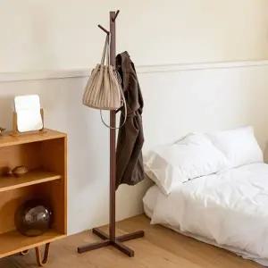 [텐바이텐]우드 옷걸이 가방 모자 옷정리 원목 일자 스탠드 행거