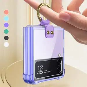 르랑 갤럭시 Z플립3 투명 범퍼 링 케이스 B 제트 지플립 flip nfc CC07E-5 z3 nfc 겔럭시 z