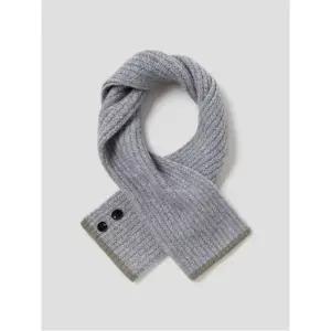캐시미어 니트 머플러 - 그레이 (GC4984M023)